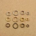 Fashion Very Big Many Sizes Metal Jump Rings for Jewelry Connecting Brass Open Round Jump Split Ring
