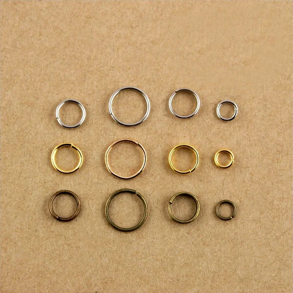 Fashion Very Big Many Sizes Metal Jump Rings for Jewelry Connecting Brass Open Round Jump Split Ring