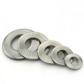M3 M4 M5 M6 M8 M10 304 Stainless Steel Bonded Plain Finish Butterfly Saddle Anti-skid Washers