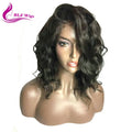 Long Short Afro Curly Human Hair 130% Full Frontal Lace Wig Glueless HD Transparent Indian Remy Women Baby Hair Bleached Knots
