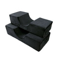 New Design Black Color Eyelash Extension Memory Foam Lash Pillow PU Leather Waterproof Eyelash Pillow Custom Private Bed Pillows