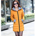 8 Color M-3XL Fashion Winter Warm Women Coats Hooded Thick Jackets Full Sleeve Parkas Outwear Lady Clothing E1115