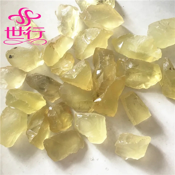 Wholesale Natural Crystal Citrine Rough Stone Raw Semiprecious Material for Art Collectibles