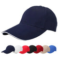 Hot Sale Fashion OEM Custom Unisex Fashion Visor Hats Baseball Cotton Sandwich Sports Baseball Hats 6 Panels Cotton Baseball Hat