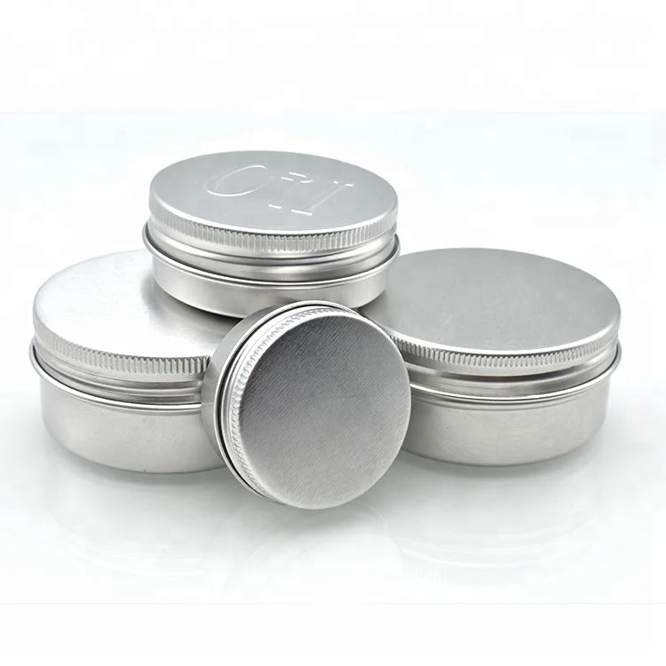Round Cosmetic 5g 10g 15g 20g 30g 42g 50g 60g 100g 120g 150g 200g 80g 180g 250g Aluminum Tin Jars for Candles Cream