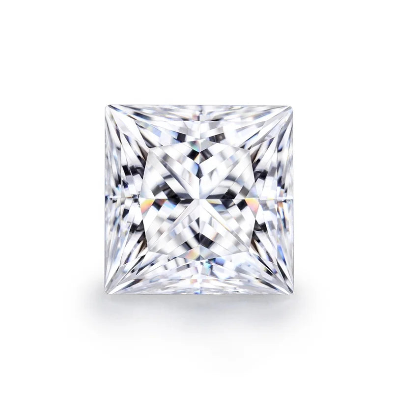 Starsgem DEF VVS Moissanites Loose Stone 3x3 Princess Cut Moissanite