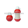 Folding Plastic Water Bottle Convenient Drinkware for On-the-Go Use