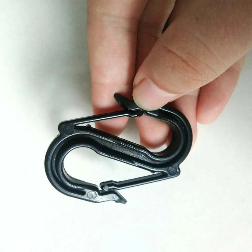Plastic Connector Carabiner Hook Clip for Outdoor Camping TentUV Resistant Plastic S Hooksfasten Shade Net Clips