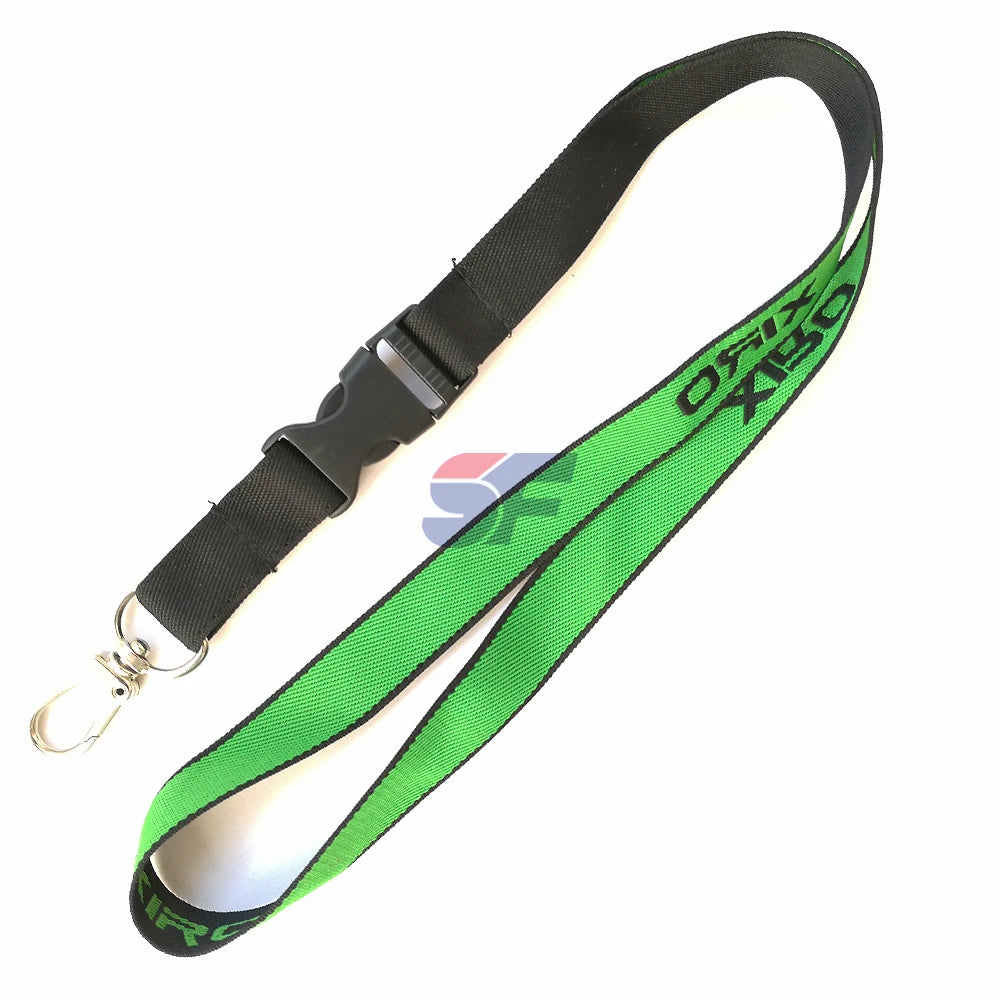 High Quality Eco-Friendly ID Card Holder Neck Custom Logo Polyester Woven Lanyards