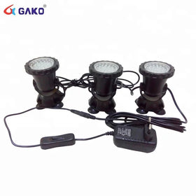 GAKO Pond Garden Light Amphibious Aquarium Spot Lights 5W 8W RGB Remote Controller Straw Hat LED Plastic Eco-Friendly 5L SL-3604