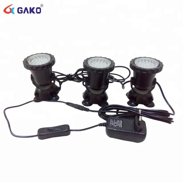 GAKO Pond Garden Light Amphibious Aquarium Spot Lights 5W 8W RGB Remote Controller Straw Hat LED Plastic Eco-Friendly 5L SL-3604