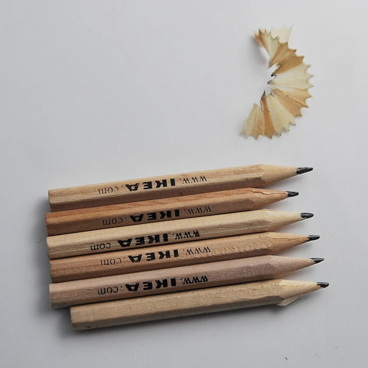 Promotion Customized Mini Wooden Hotel Pencil with Custom Logo and Multi-color Options for Office & School Use
