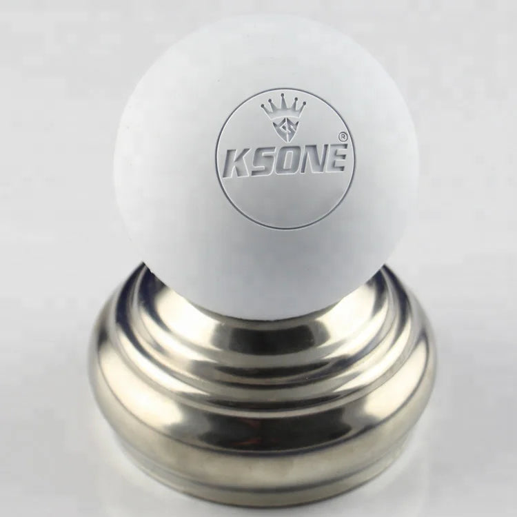 Factory Price 2.5 Inches Diameter Low Bouncing Solid Customized Design Logo Rubber Practicing Lacrosse Balls