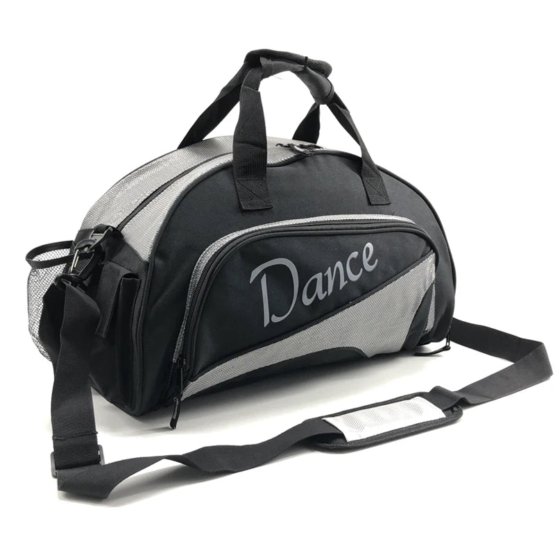Trendy Polyester Travel Carrying Dance Bag Girl's Ballet Travel Dance Sports Gym Duffel Bag for Dancers