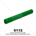 DELO TOYS ( 16 COLORS ) DIY Parts Plastic Building Block 1*12 Brick 1 X 12 (NO.6112)