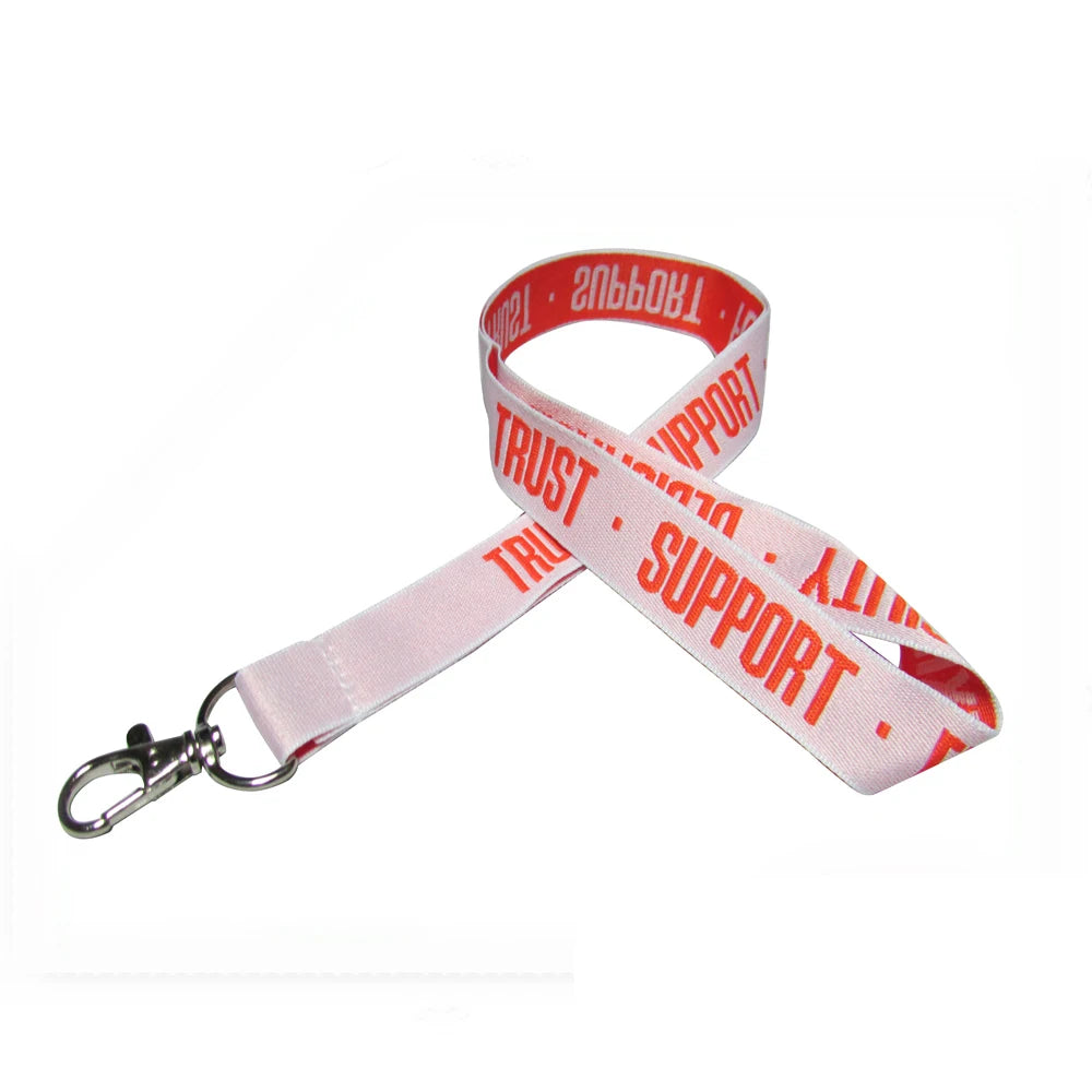 Factory Custom Del Mar Neck Lanyard Polyester Heat-Transfer Option