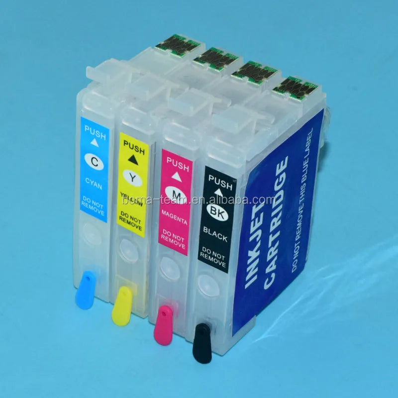 Empty Refillable Ink Cartridge With ARC Chips for EPSON PX-048A PX-049A PX048A PX049A Printers RDH-4CL RDH-BK