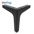 Sofa Coffee Table Leg Chrome Cabinet Feet Metal Furniture Leg WT065
