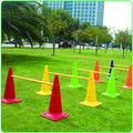 30cm Marker Cones / 12 Holes / Agility Poles Custom Agility Training Hurdle Set