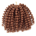 Factory Wholesale Curling Wand Private Label Synthetic Custom logo Wand Curl Box Braids Crochet Hair Synthetic Curly Hair
