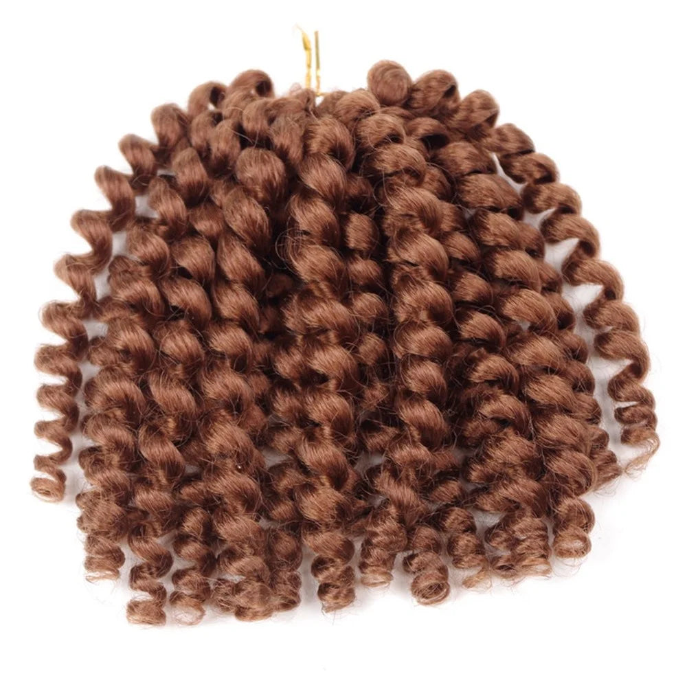Factory Wholesale Curling Wand Private Label Synthetic Custom logo Wand Curl Box Braids Crochet Hair Synthetic Curly Hair