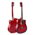 E41-DDL Factory Wholesale 41 Inch Beginner Guitar Custom Acoustic Guitar for Travel Beginner Holiday Gifts Top Picks for You