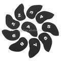 10pcs Per Set Neoprene Golf Club Protective Iron Head Cover Case Wedge Sock Headcover Set