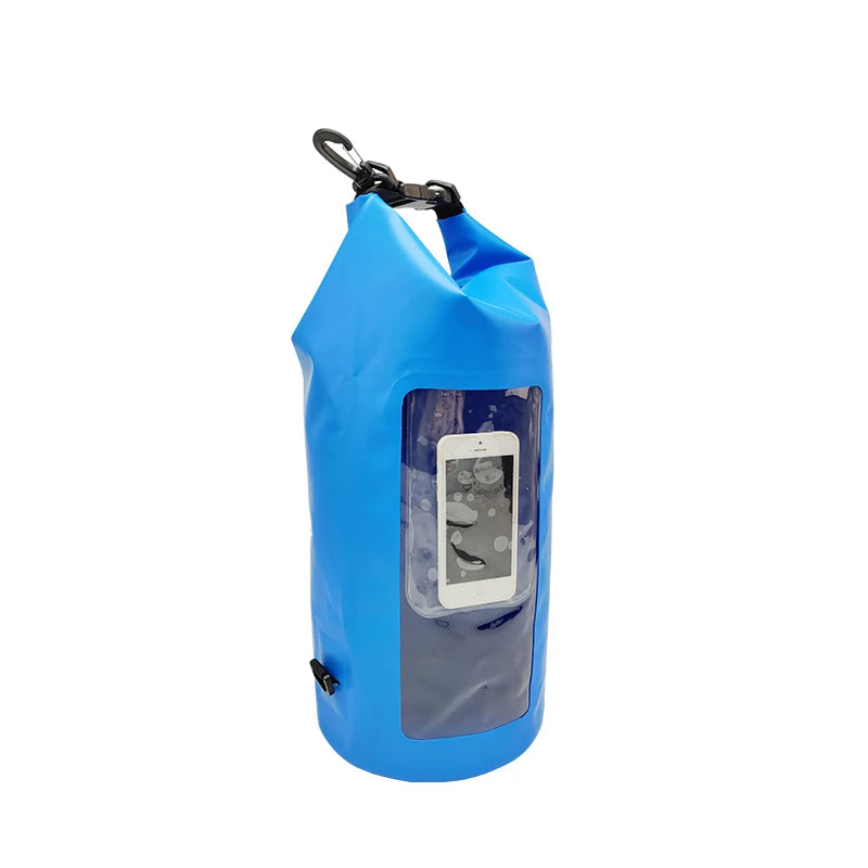 Waterproof Phone Storage Bag PVC Dry Backpack With Zipper Pocket for Swimming DriftingClimbing Camping