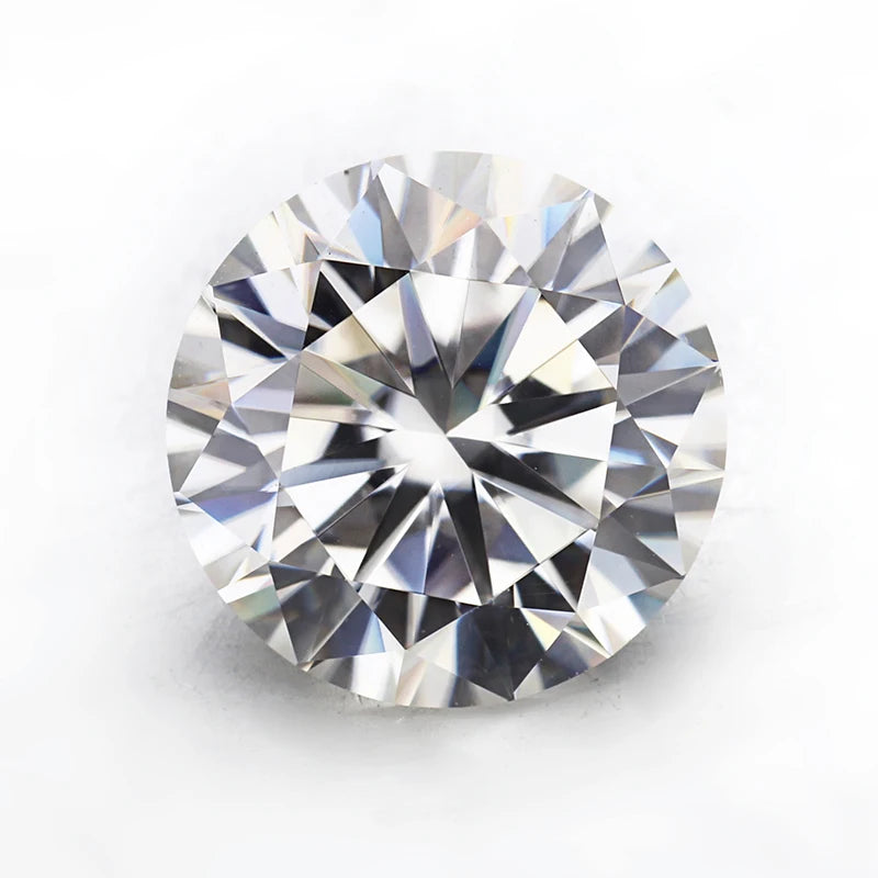 Starsgem Hot Selling Luxury Brilliant Cut Colorless 0.1 to  4 Carat Round D VVS Moissanite