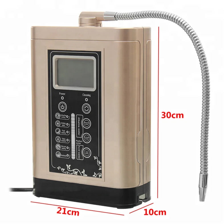 Safebond 2024 Electric Hot Water Ionizer Purifier Alkaline Acid pH Adjusting Machine LCD Display Faucet Household Use