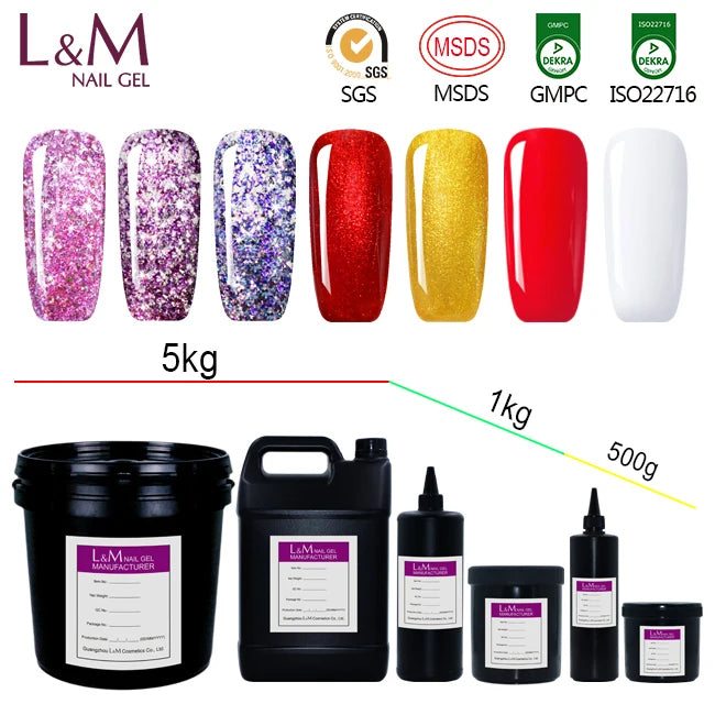 Professional OEM Private Label Cosmetics Soak off Uv Acrylic Gel Nail Polish