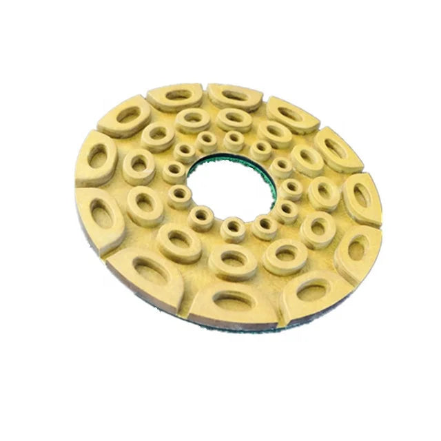 2024 Premium Stone Edge/Granite Polishing Pad Diamond Snail Lock TRUE SHINE Brand OEM Customizable 125mm Diameter Multi-Grit Wet