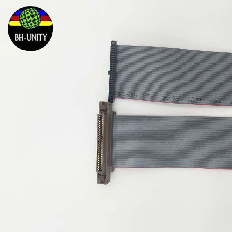 Km1024 Head Cable 40cm Flat Cable 1024 Print Head Cables 50pin for Allwin Human Flora Printer with 1024 Printhead