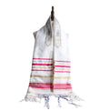 In Stock 50*180cm Polyester Tallit Letter Pattern Israeli Prayer Shawl Autumn Jewish Scarf