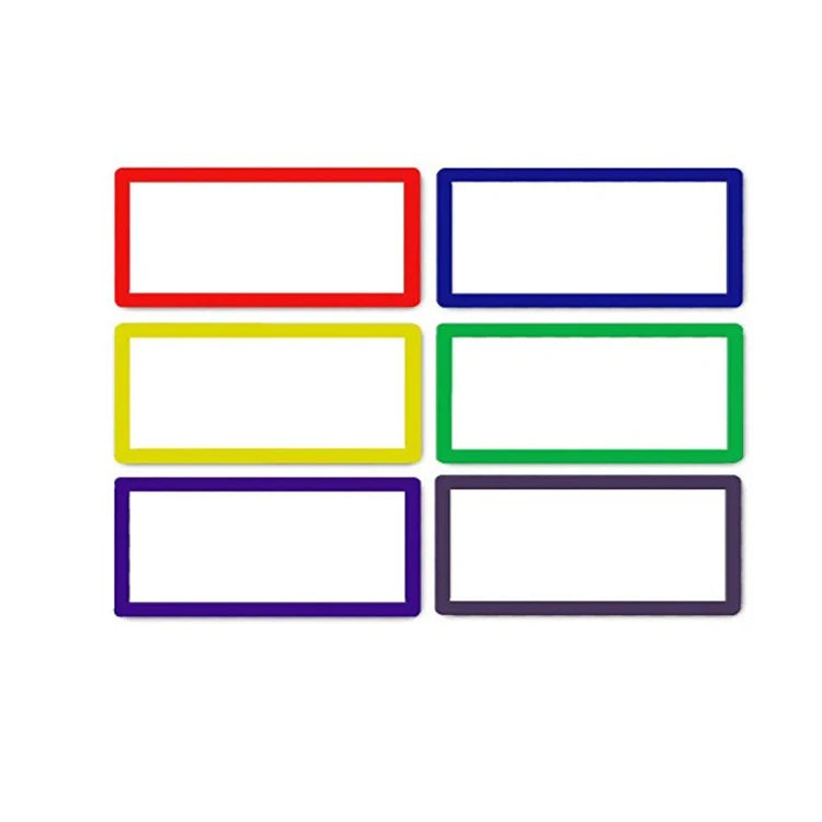 2024 New Design  Magnetic Dry Erase Label Name Plates Tag Reusable Writable Erasable Magnetic Strip