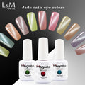Factory Wholesale Jade Cat Eye Colors Nail Art UV Gel Polish