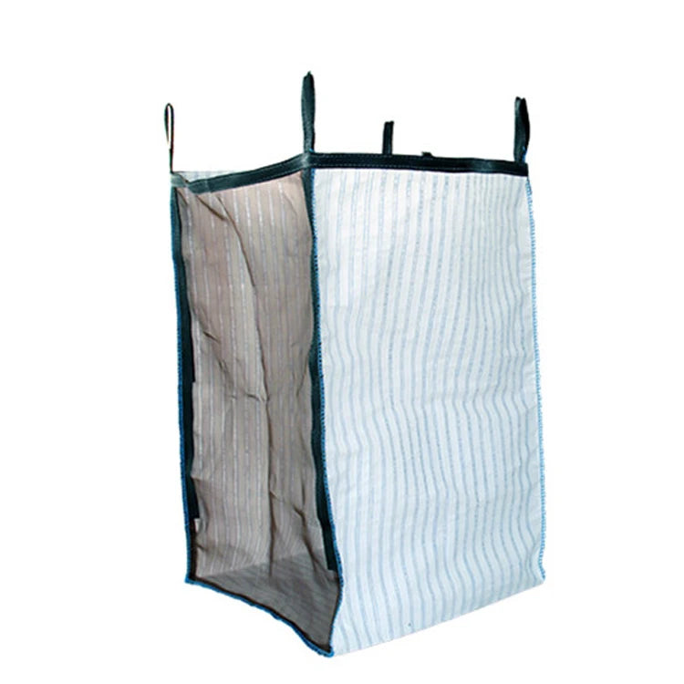 EGP Vented Firewood Bag PP Breathable Bulk Bag Manufacturer Big Mesh Bag Loading 1000kg 1100kg 1500kg