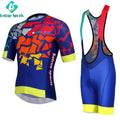 Custom Road Bike Short-Sleeved Cycling Clothes Cycling Jersey Shorts Sets Bib Shorts Pants for Men Sports