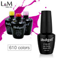 Popular 630 Colors Private Label Nails Polish Gel Vernish Esmaltes UV Gel Nail Polish Led Lamp OEM Wholesale Manufacture