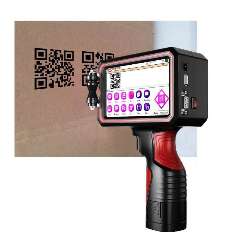 Carton Box Marking Mural Wall Printing Machine Portable Inkjet Printer for Wall / Wood / Woven Bag