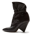 2018 Trendy Stylish Cute Autumn Pointed Toe Wedge High Heeled Ladies Short Booties Black Cone Heel Elasticized Woman Ankle Boots