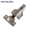 FGV Slide Steel Soft Closing Adjustable Hydraulic Cabinet Hinges Nickel Plated Surface Kitchen Bedroom Home Living Room Dining