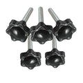 M6 M8 M10 Thumb Screw Plastic Plum Blossom Shape Head Knobs Clamping Screw