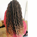 For Ombre Faux Locs Crochet Braid Hair Extension for Black Women Synthetic Braiding Hair Made of High-Temperature Fiber