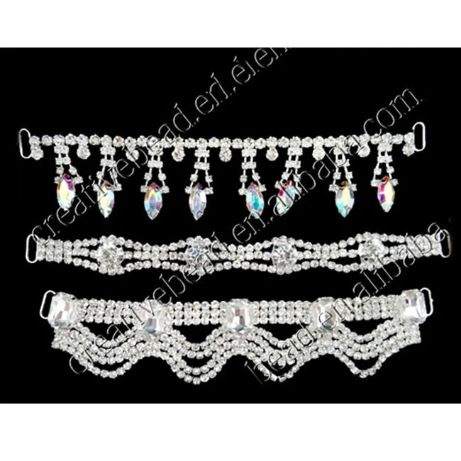 Manufacturer Customized Design for Fashion Rhinestone Bikini Connectors for Bikini Accessories