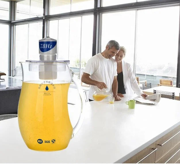7.8 Hertz Quantum Water Activator Energy Change Water Molecule Link Structure Improve the Blood Viscosity Enhance Cell Health