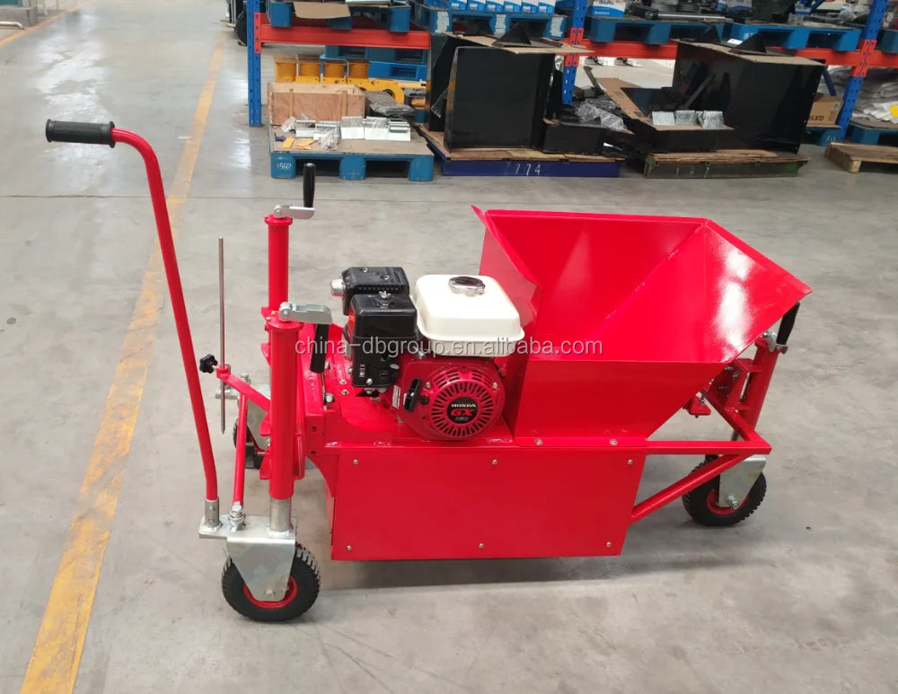 New Double Bids Automatic Road Curb/Brick Molding Machine Honda Gasoline Engine Cement Raw Material ISO Certified 1 Year