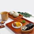 Wholesale Classical 22cm Handmade  Japanese Style Wood  Serving Tray