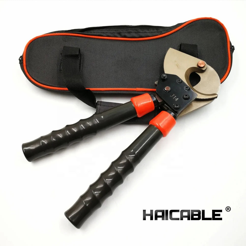 Heavy Duty Hand Wire Rope Cutter With Handles J-14 Cable Cutting Tool Ratcheting Wire Cutters Cable Knife
