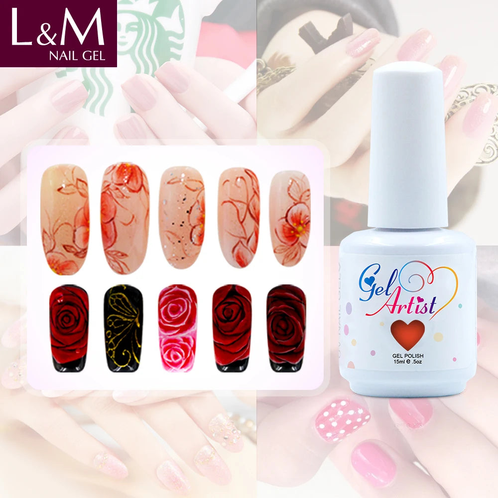 Wholesale GelArtist Long Lasting Soak Off UV Gel Nail Polish Kit